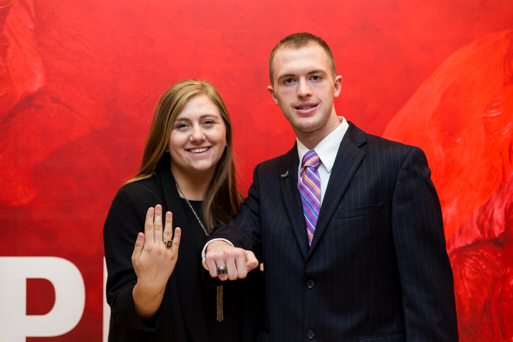 Ring Ceremony at Reynolds Coliseum.