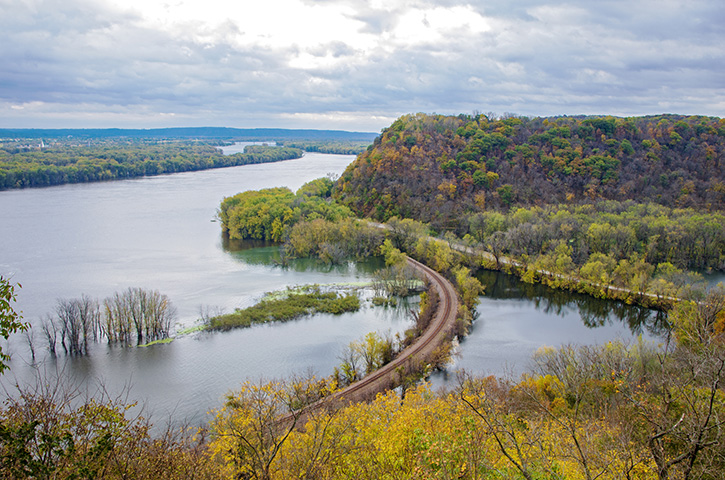 Mississippi River in Wisconsin