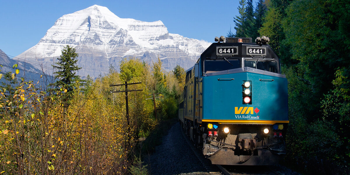 Train through Canada
