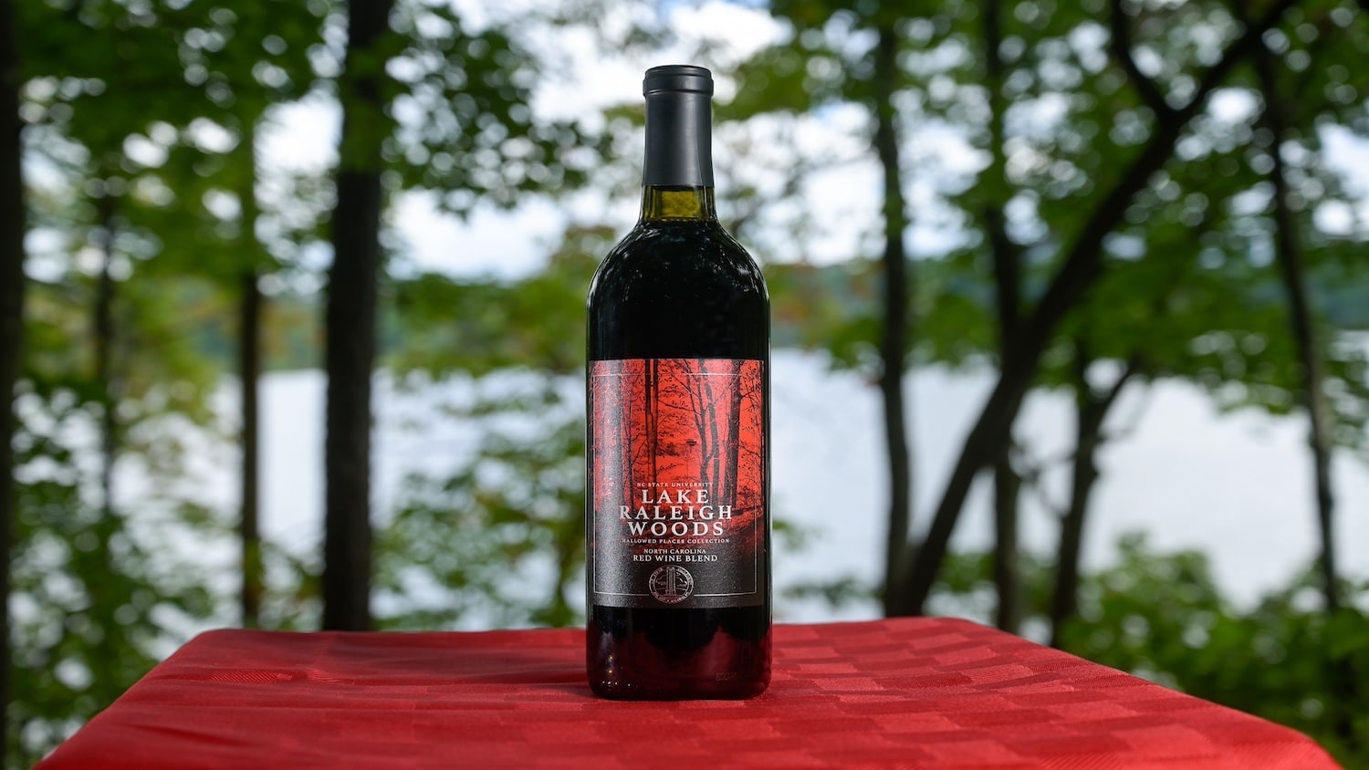 NC State releases red wine honoring Lake Raleigh Woods