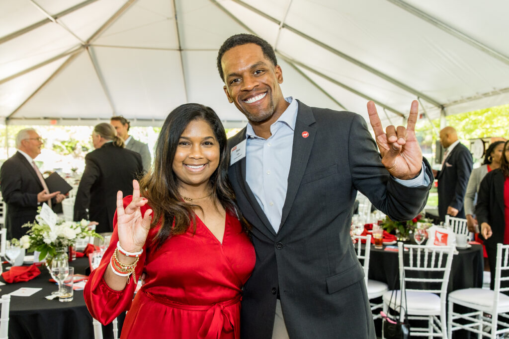 Alumni gathered at the Alumni Wolfpack Board Lunch