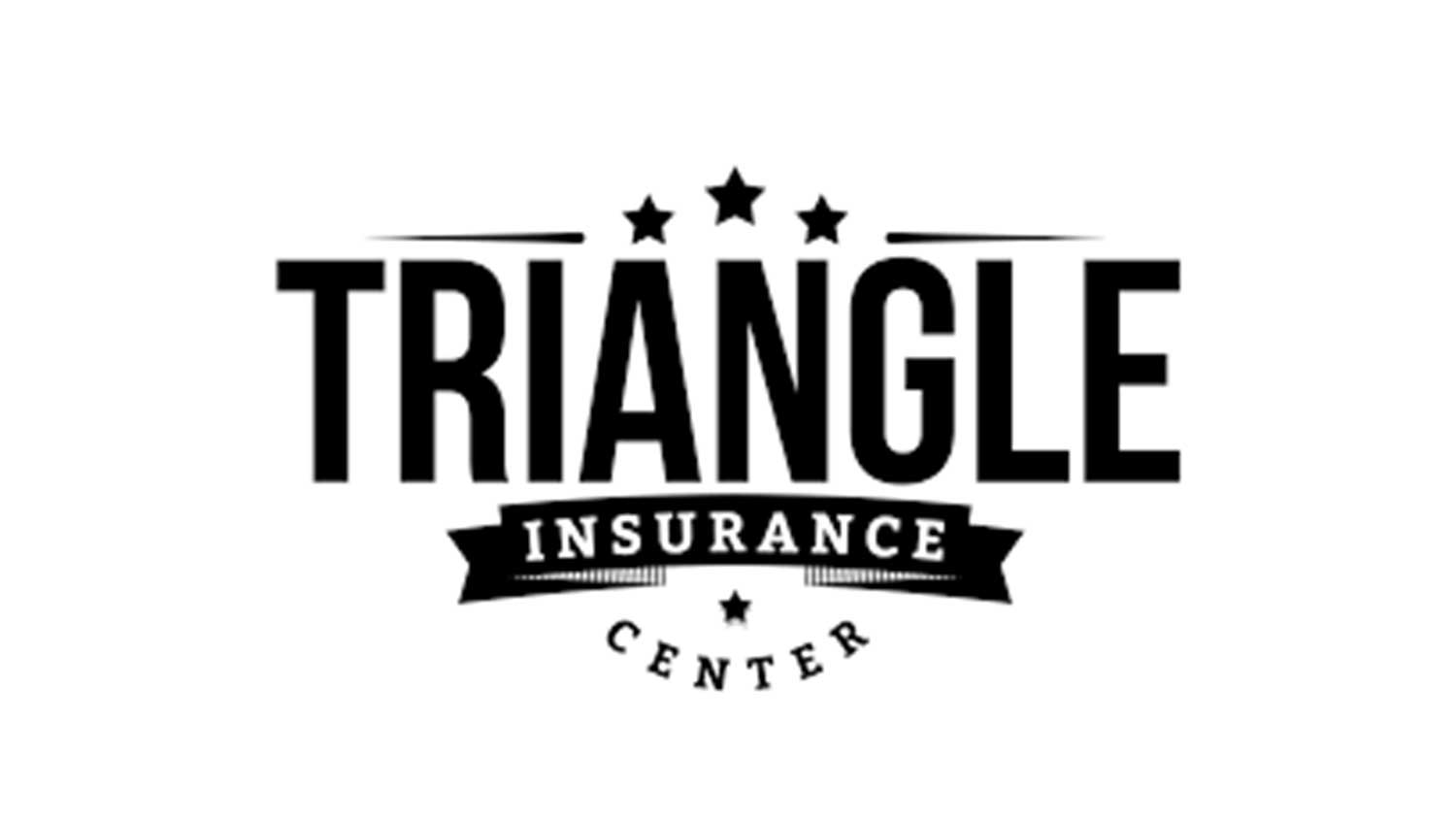 A business logo for Triangle Insurance Center.